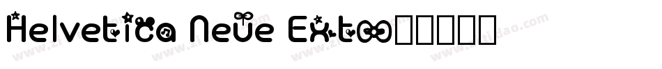 Helvetica Neue Ext字体转换